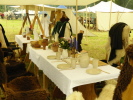 Gedeckte Tafel zum zehnten Mittelalterspectaculum zu Philipppsburg Gedeckte Tafel zum zehnten Mittelalterspectaculum zu Philipppsburg